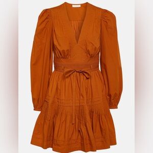 Ulla Johnson Size 0 Rosalind Mini Dress in Saffron New With Tags